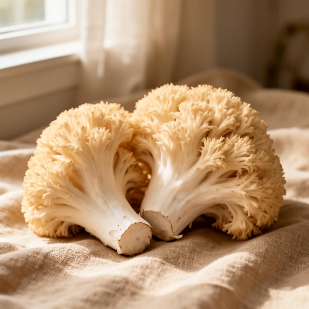 Fresh Lion's Mane mushroom — the active ingredient inside Myco Max